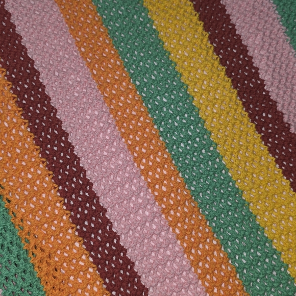 Multicolor Striped Fringe Dress - Picture 5 of 7